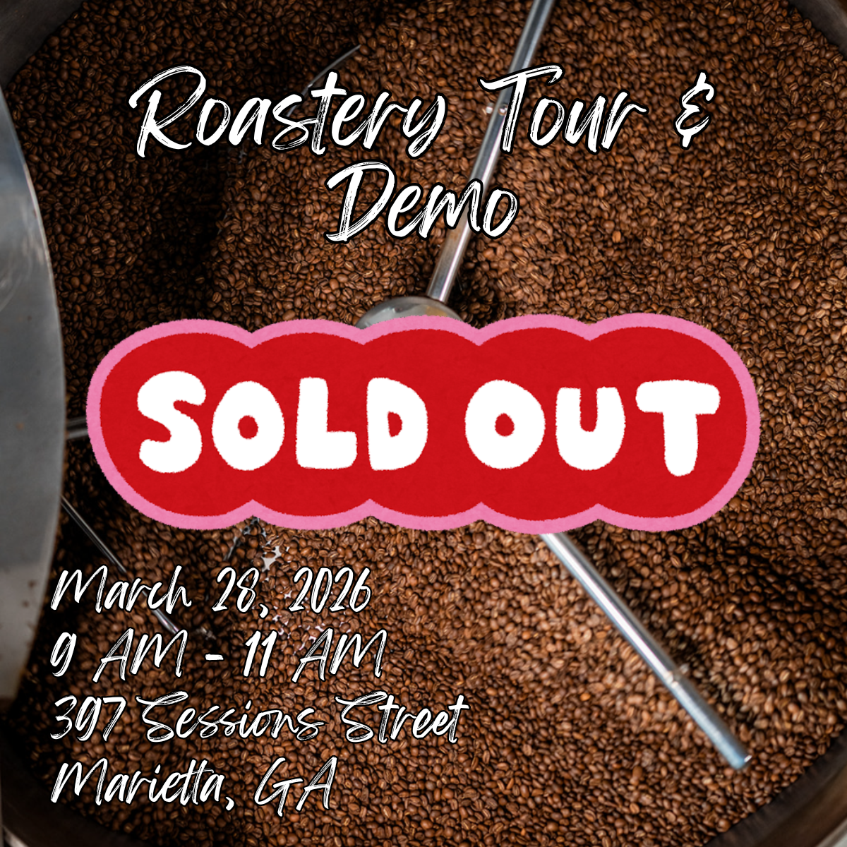 Rev Coffee Roastery Tour & Demo - March 28