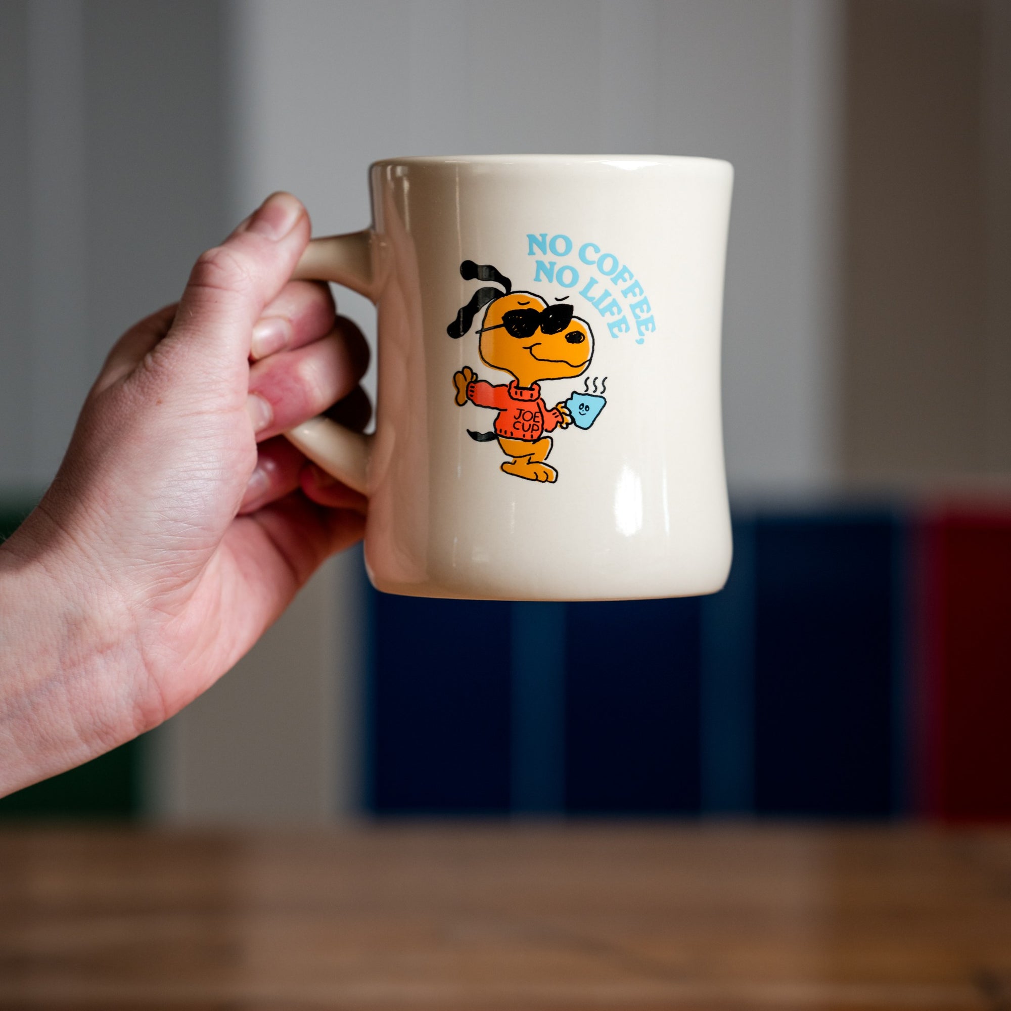 No Coffee, No Life Diner Mug