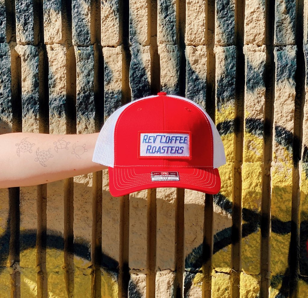 Red Adjustable Snapback Trucker Hat
