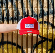 Load image into Gallery viewer, Red Adjustable Snapback Trucker Hat
